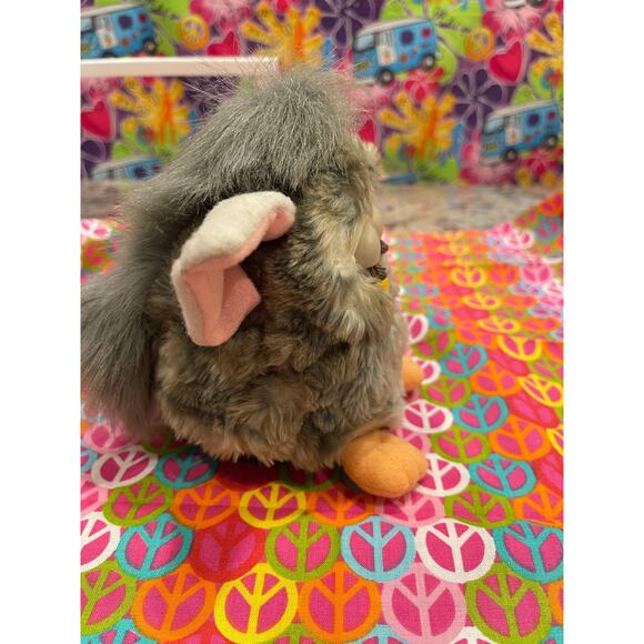 Vintage 1990s Tiger Electronics Furby Tie Dye Interactive Plush Toy NOT Working - Picture 4 of 5